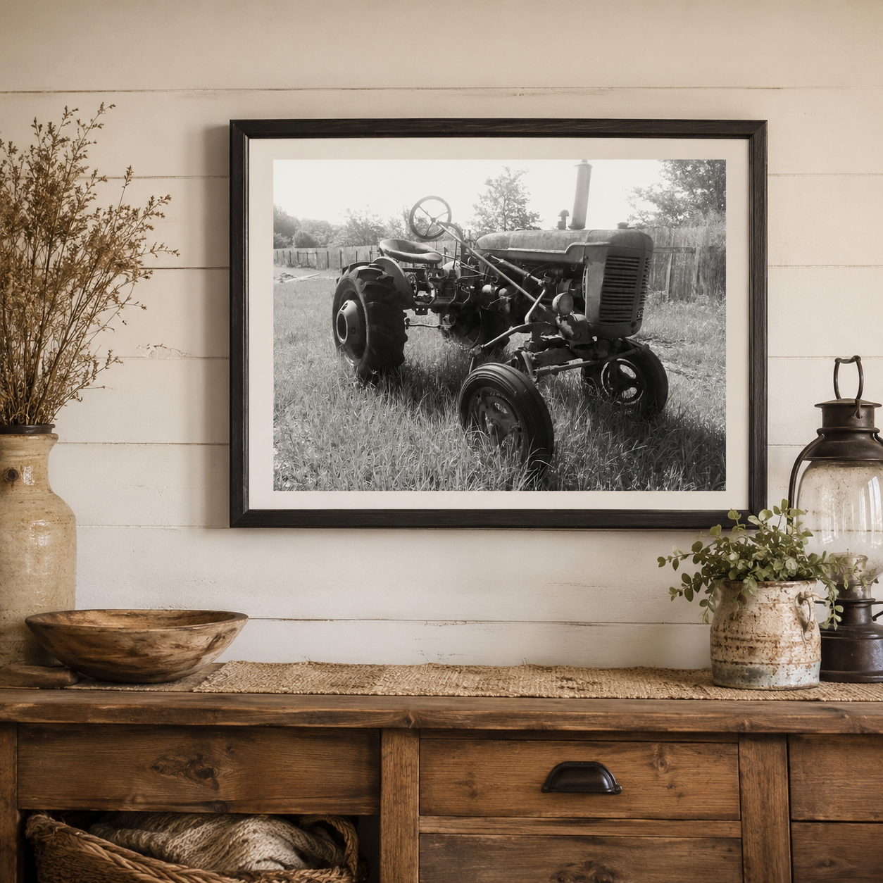 Vintage Tractor digital download preview